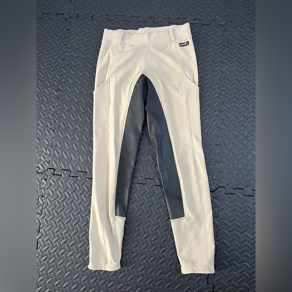 Kerrits tan full seat riding tights
